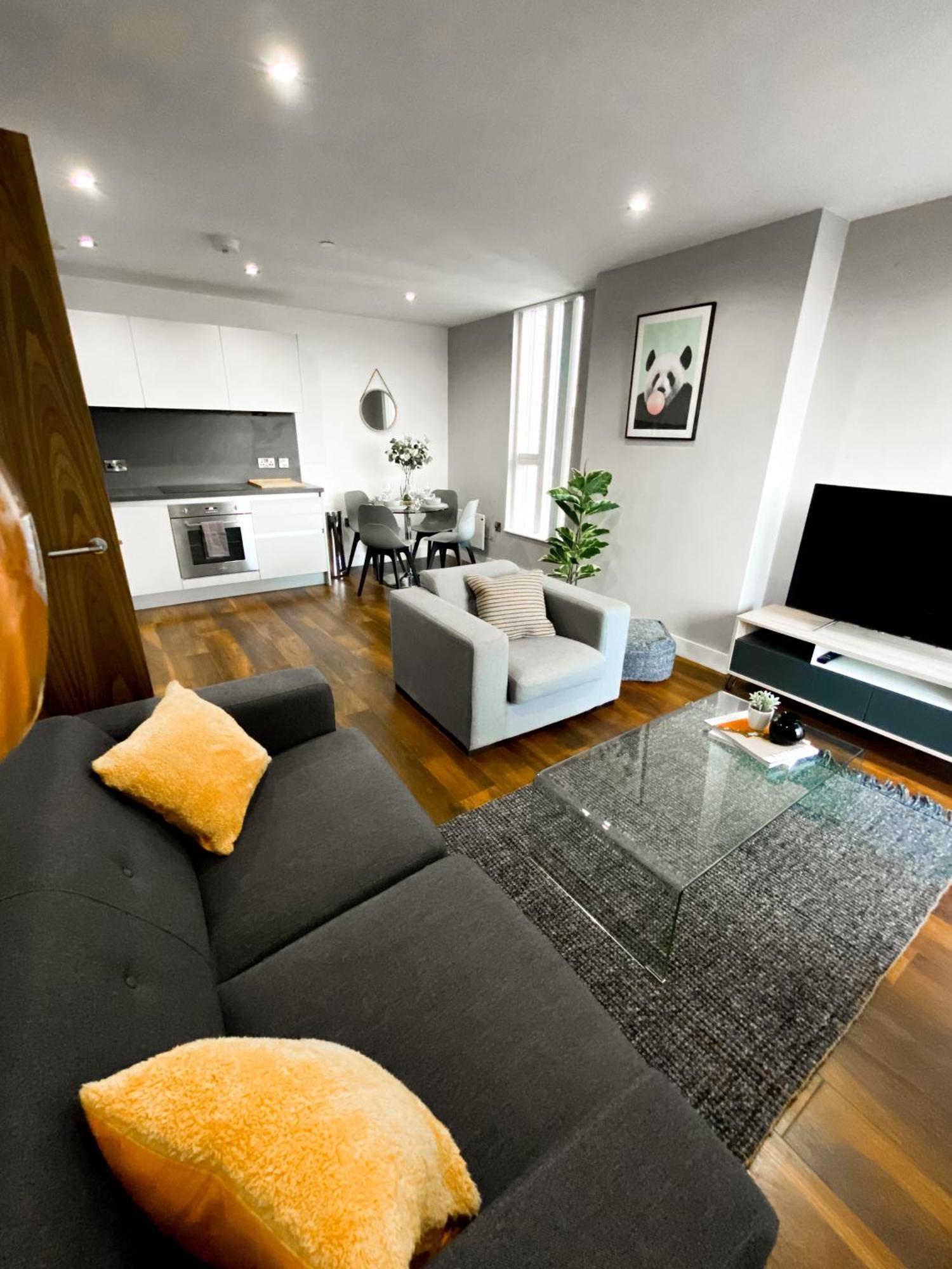The Panda - Modern 2 Bedroom Apt In Manchester City Centre 外观 照片